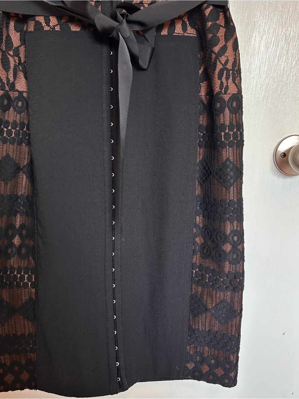 Anthropologie Black Lace Cocktail Dress NWT - Picture 8 of 10